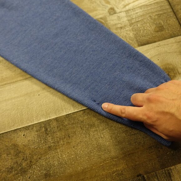 Faconnable wool quarter zip pullover sweater men's XXL blue - Picture 8 of 13